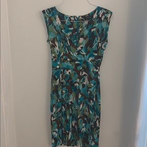 TAHARI fit and flare dress